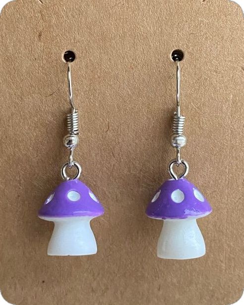 Mushroom Earrings