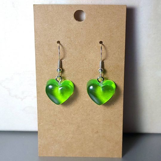 Neon Heart Earrings