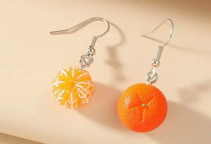 Orange Earrings