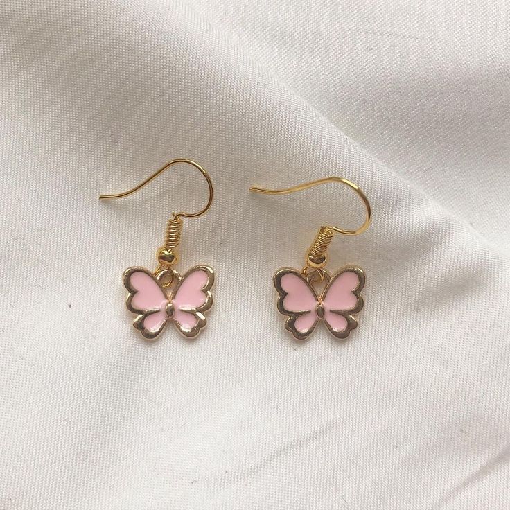 Butterfly Charm Earrings