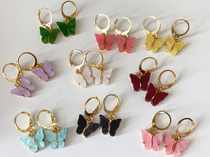 Butterfly Crystal Earrings