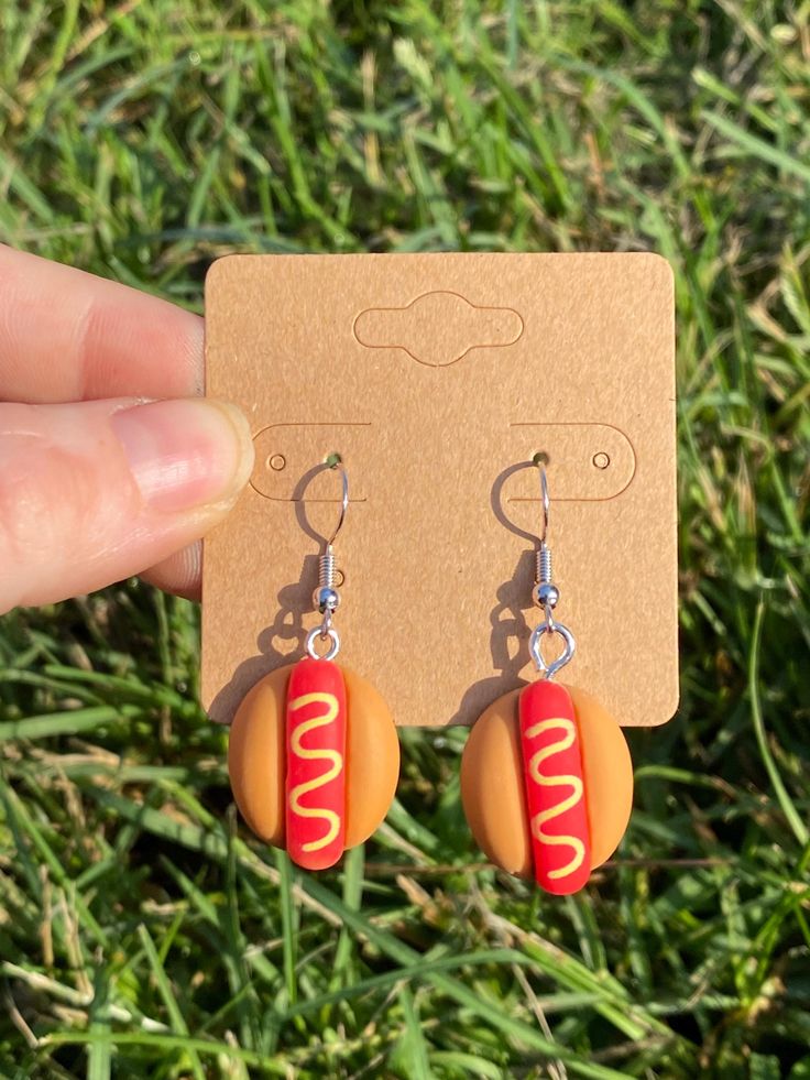 Hotdog Earrings