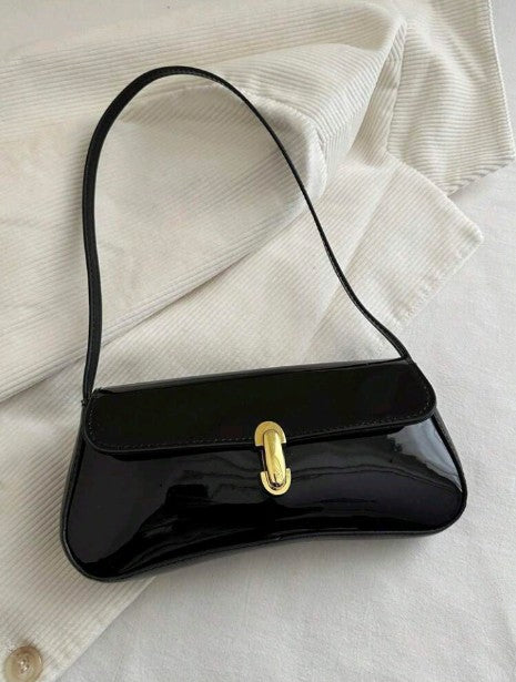 Aurora Baguette Bag Black